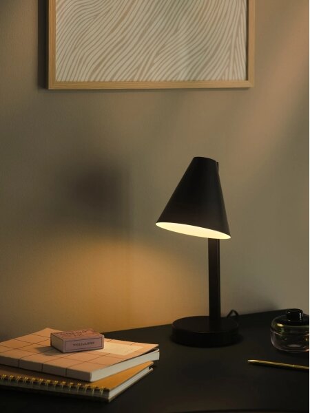 Nordlux - Stolná lampa WILMER 1xE14/40W/230V čierna