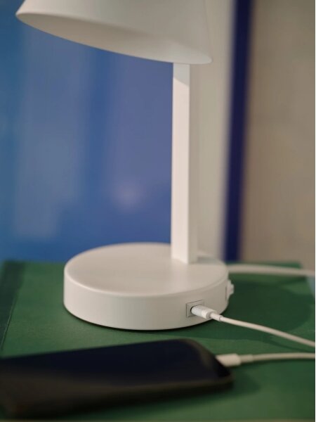 Nordlux - Stolná lampa WILMER 1xE14/40W/230V biela