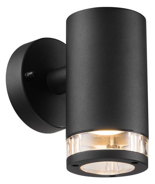 Nordlux - Exteriérové nástenné svietidlo BIRK 1xGU10/28W/230V IP44 čierna