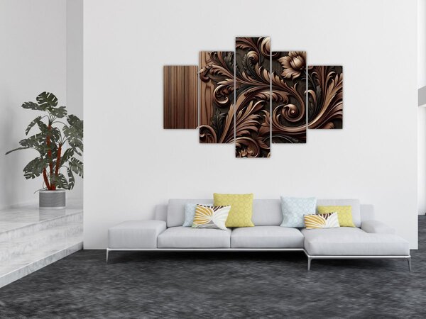 Obraz - Vzor z dreva (150x105 cm)