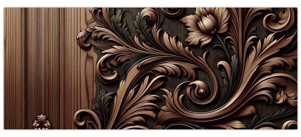 Obraz - Vzor z dreva (120x50 cm)