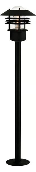 Nordlux - Vonkajšie svietidlo VEJERS 1xE27/60W/230V IP54 čierna 92 cm