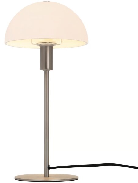 Nordlux - Stolová lampa ELLEN 1xE14/40W/230V matný chróm/biela