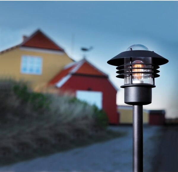 Nordlux - Vonkajšie svietidlo VEJERS 1xE27/60W/230V IP54 čierna 92 cm
