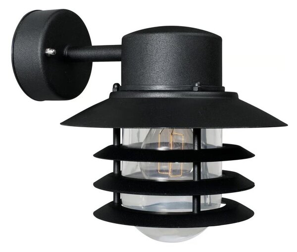 Nordlux - Vonkajšie nástenné svietidlo VEJERS 1xE27/60W/230V IP54 čierna