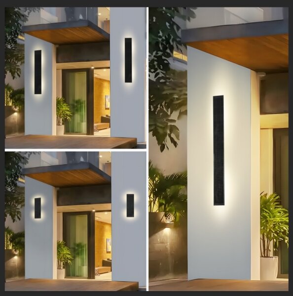 Brilagi - LED solárne nástenné svietidlo SUN LED/2,5W/230V 30 cm 2000 mAh IP44