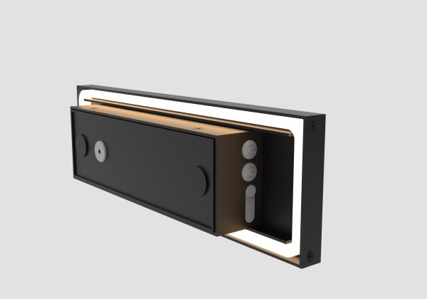 Brilagi - LED solárne nástenné svietidlo SUN LED/2,5W/230V 30 cm 2000 mAh IP44