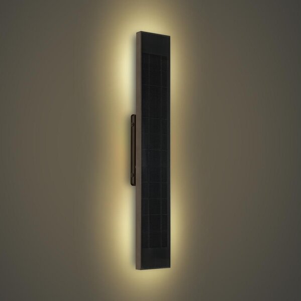 Brilagi - LED solárne nástenné svietidlo SUN LED/4W/230V 60 cm 4000 mAh IP44