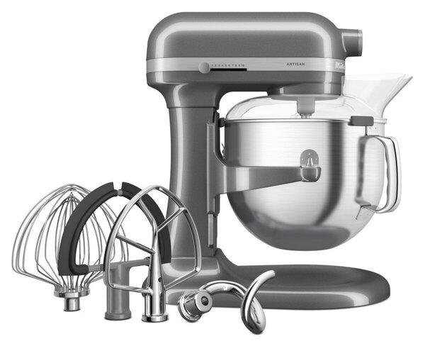 Kuchynský robot KitchenAid 5KSM70SHX - strieborno sivá