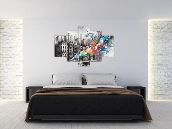Obraz - Priemyselný život (150x105 cm)