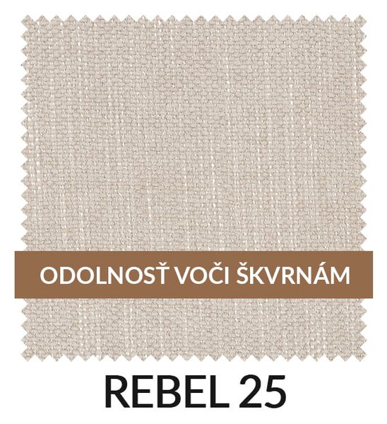 MOOD SELECTION Baria Béžová čalúnená stolička s drevenými nohami R25