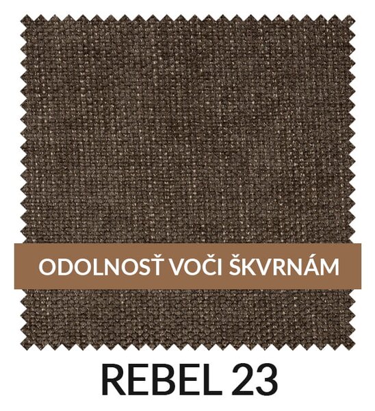 MOOD SELECTION Olbio Čalúnená stolička hnedá s drevenými nohami R23