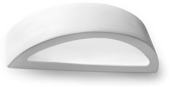 Sollux SL.0001 - Nástenné svietidlo ATENA 1xE27/60W/230V 40,5 cm biela