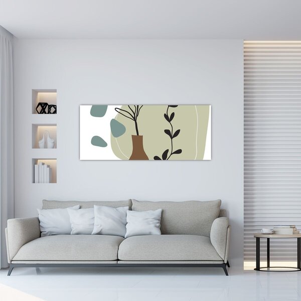Obraz - Kvety vo váze N⁰2 (120x50 cm)