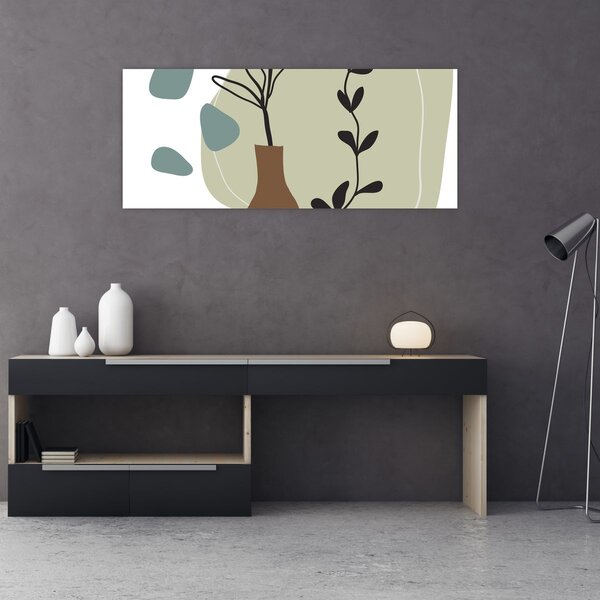 Obraz - Kvety vo váze N⁰2 (120x50 cm)