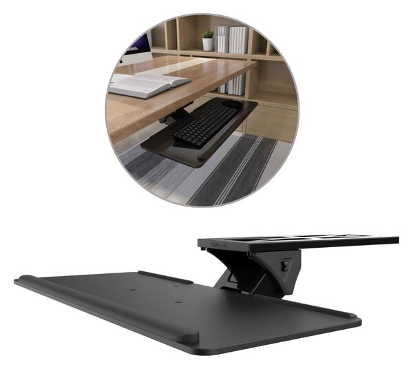 Držiak na klávesnicu OfficeTech, čierna