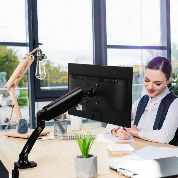 Držiak na monitor OfficeTech, čierna