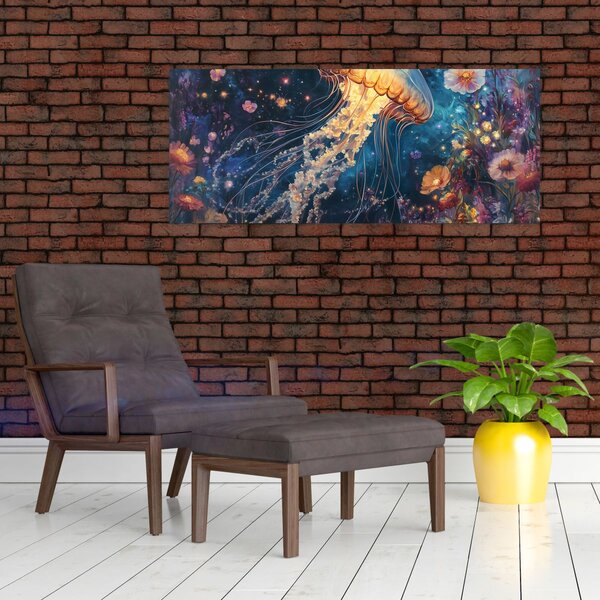 Obraz - Magická medúza (120x50 cm)