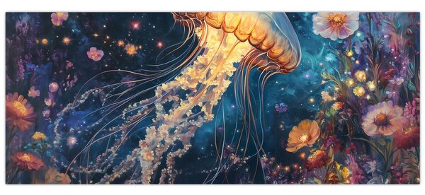 Obraz - Magická medúza (120x50 cm)