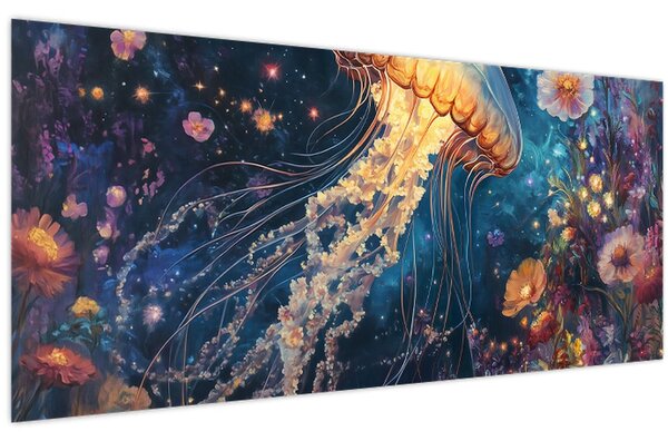 Obraz - Magická medúza (120x50 cm)