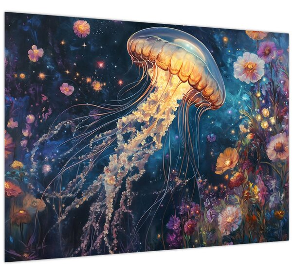 Obraz - Magická medúza (70x50 cm)