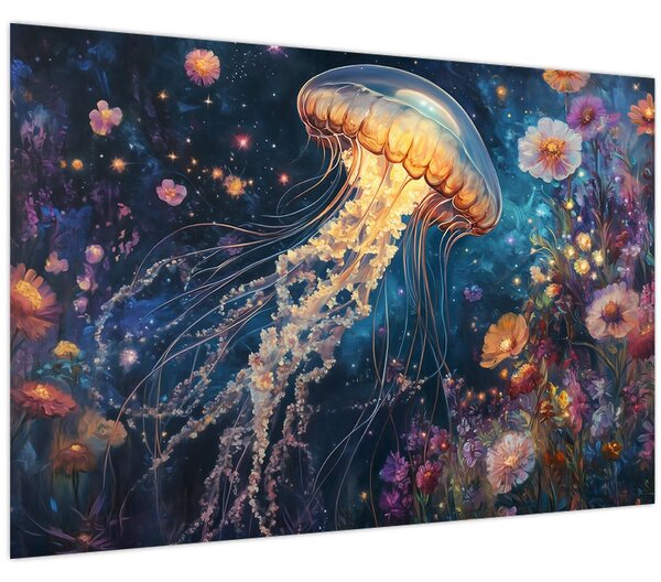 Obraz - Magická medúza (90x60 cm)