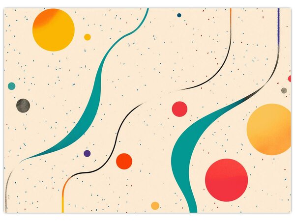 Obraz - Minimalistická farebná ilustrácia (70x50 cm)