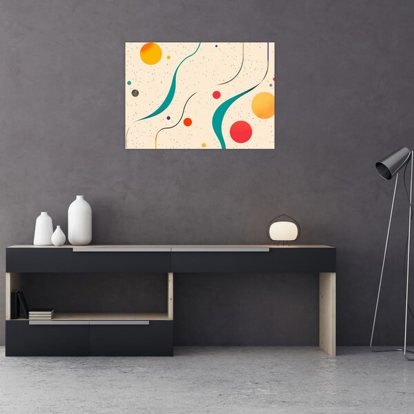 Obraz - Minimalistická farebná ilustrácia (70x50 cm)