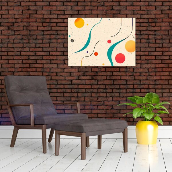 Obraz - Minimalistická farebná ilustrácia (70x50 cm)