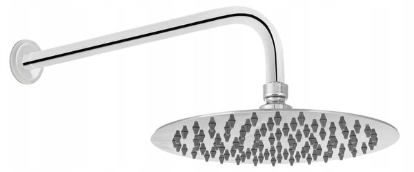 Invena Dafni, podomietková sprchová sada s dažďovou hlavovou sprchou 25cm, chróm lesklý, INV-BS-88-0O2-A