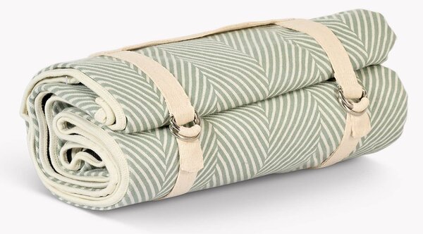 Pikniková deka Tubney Herringbone Rosemary 150 × 180 cm