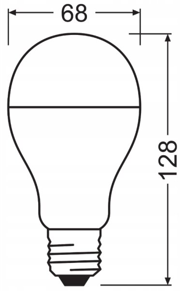 SADA 2x LED žiarovky VALUE CLASSIC E27/19W/230V 2700K - Osram