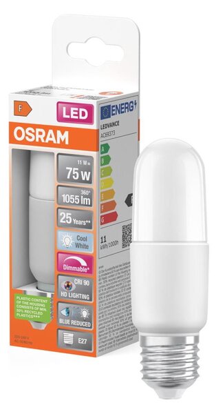 LED stmievateľná žiarovka STICK E27/11W/230V 4000K CRI 90 - Osram