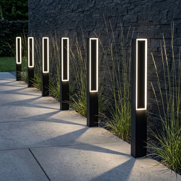 LED vonkajšie svietidlo MODO LED/23,4W/230V 4000K IP44 80 cm čierna