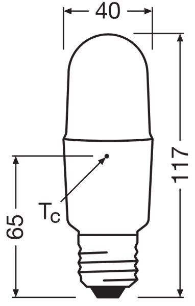 LED stmievateľná žiarovka STICK E27/11W/230V 4000K CRI 90 - Osram