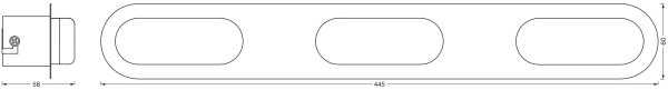 Osram - stmievateľné kúpeľňové nástenné svietidlo SMART+ DUPLO LED/20W/230V IP44 Wi-Fi