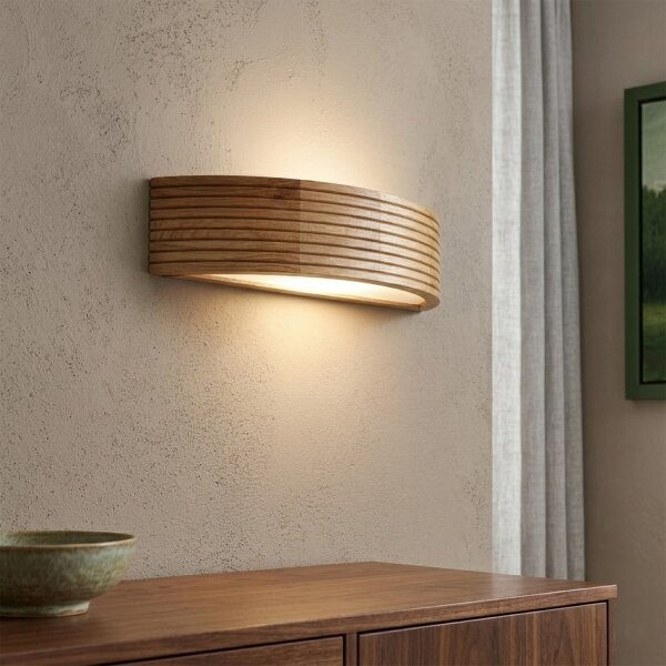 Brilagi - LED nástenné svietidlo CARVALHO MODERN 1xE27/60W/230V dub