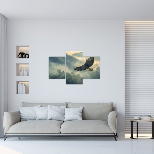 Obraz - Letiaci orol (90x60 cm)