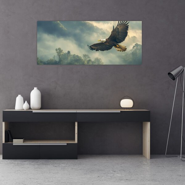 Obraz - Letiaci orol (120x50 cm)