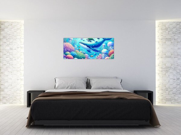 Obraz – Podvodný svet (120x50 cm)