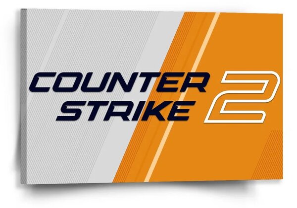 Sablio Obraz Counter Strike 2 Oranžová - 60x40 cm