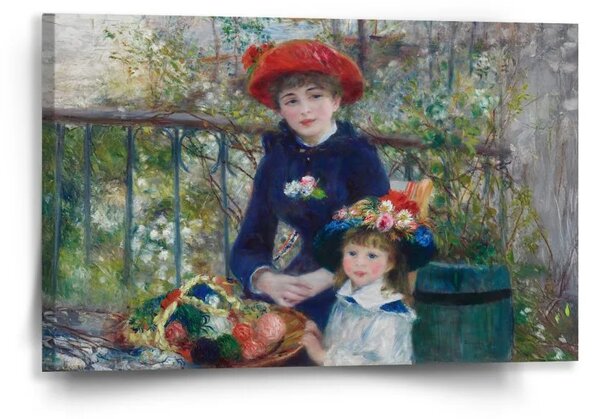 Sablio Obraz Dve sestry (Na terase) - Pierre-Auguste Renoir - 60x40 cm