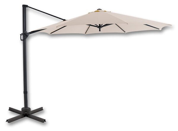 Slnečník Borneo Ø 350cm prírodný