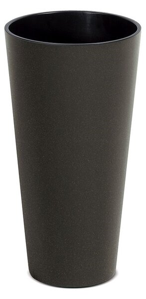 Kvetináč ECO WOOD, 20 cm, okrúhly, tmavo hnedá