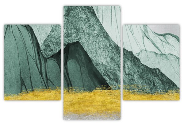 Obraz - Smaragdové hory N⁰2 (90x60 cm)
