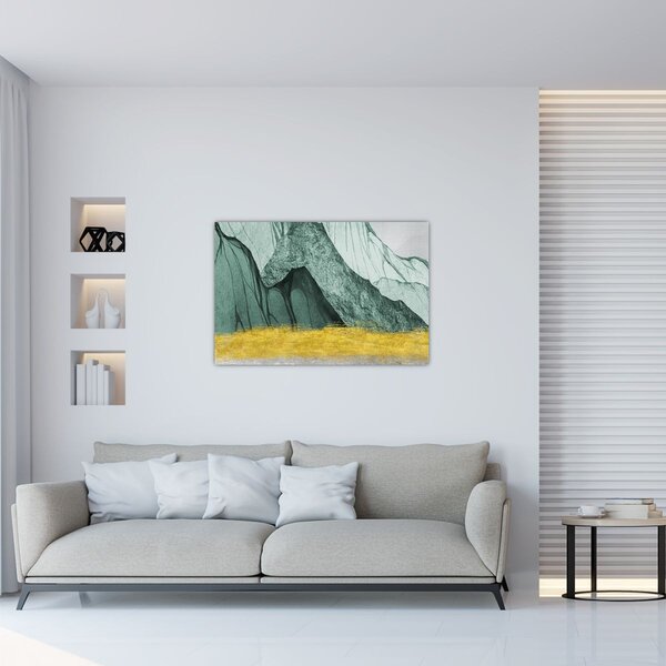 Obraz - Smaragdové hory N⁰2 (90x60 cm)