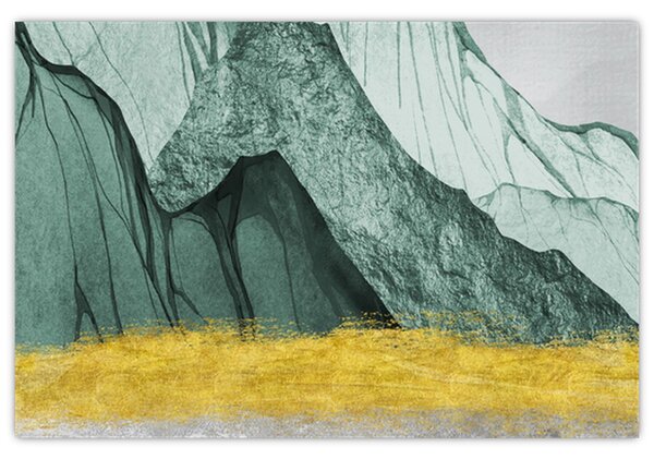 Obraz - Smaragdové hory N⁰2 (90x60 cm)