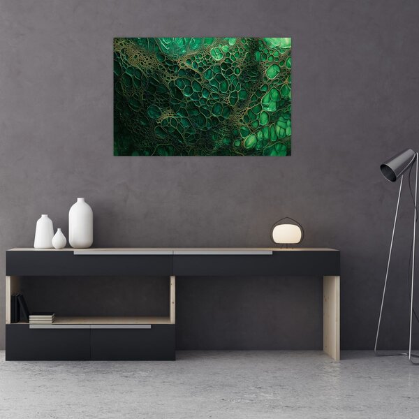 Obraz - Zelený mikroskopický záber (90x60 cm)