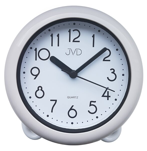 Kúpeľňové hodiny JVD biele SH018