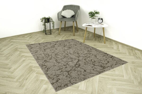 Koberec Marble 90 mramor, hnedý / béžový